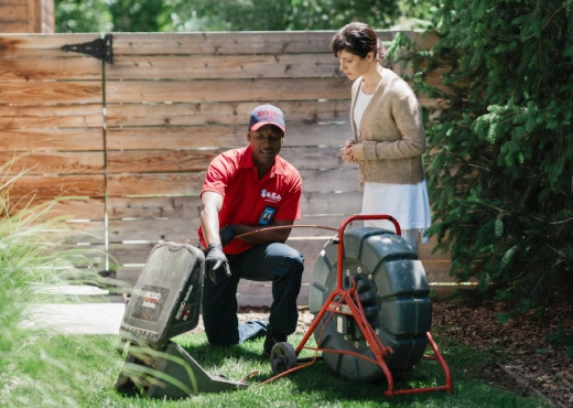 Septic tank service request