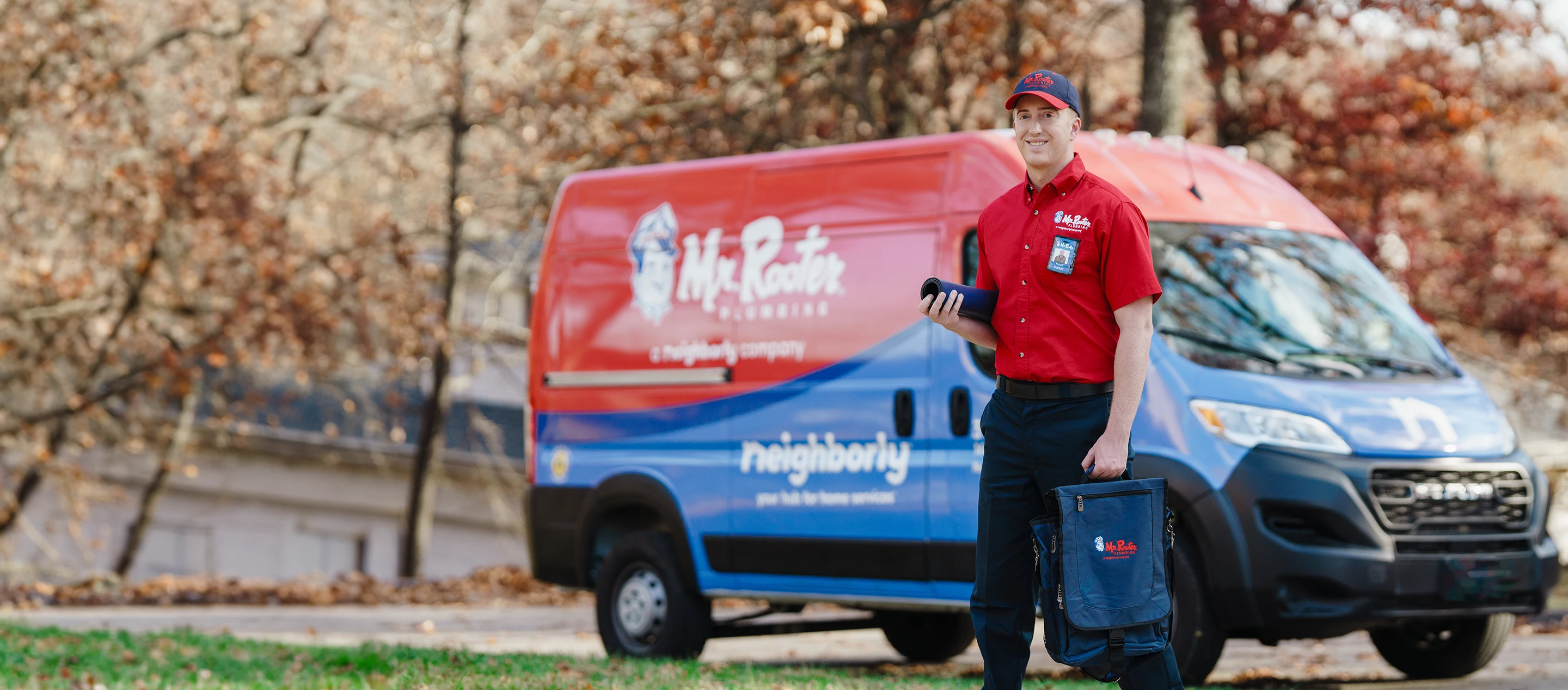 Mr. Rooter service van in Greater Syracuse